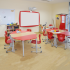 Produkt Bild Swing-It Trapezwellentisch, feststehender Schultisch 