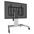 Produkt Bild Elektrisch höhenverstellbarer & neigbarer TV Rollwagen, mobiler Monitorständer, 28 cm Hub SCETTAVLS