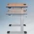 Produkt Bild Zweier-Schülertisch TSH50Z-K mit melaminharzbeschichteter Tischplatte, schräg- und höhenverstellbar 