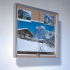 Produkt Bild Wandvitrine IA mit Schiebetür aus Sicherheitsglas und Korkrückwand 