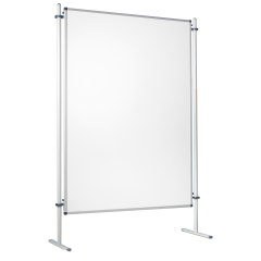 Productimage Moderationswand, doppelseitiges Whiteboard, Stahltafel emailliert. Serie NSTT EW