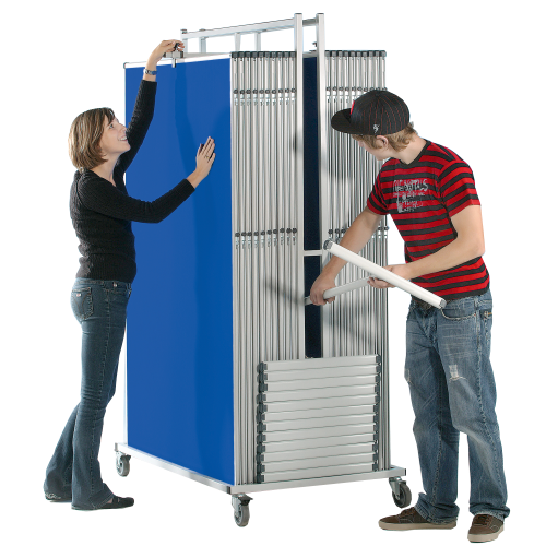 Produkt Bild Transportwagen NSTT-W190-20 f&uuml;r 20 Moderationstafeln und Stative NSTT-W190-20