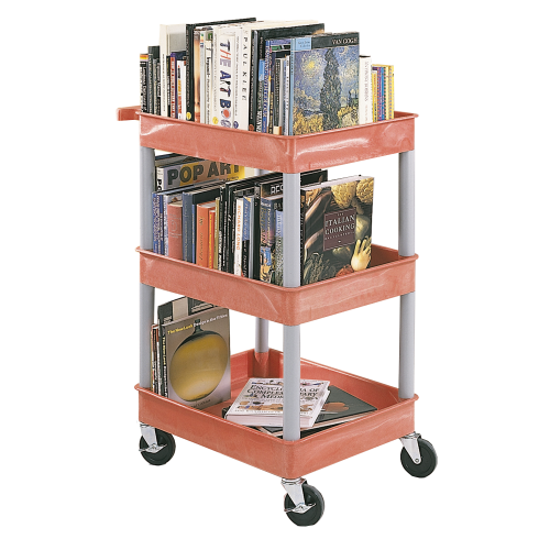 Produkt Bild CleverCart Bücherwagen mit 3 Wannen 