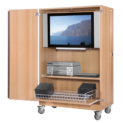 Produktbild Zweitüriger TV-Wagen mit 1 Einlegeboden FTV 200RB