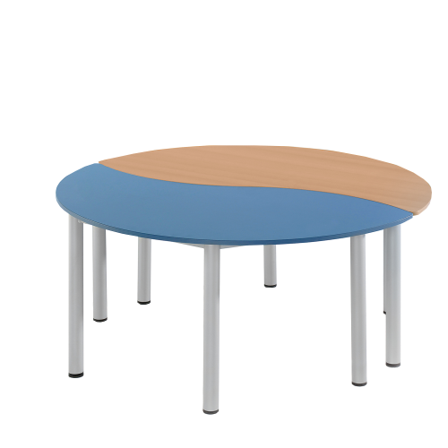 Produkt Bild "SoooRounD" Basic II Halbrundwellentisch, fahrbar WI168HRF