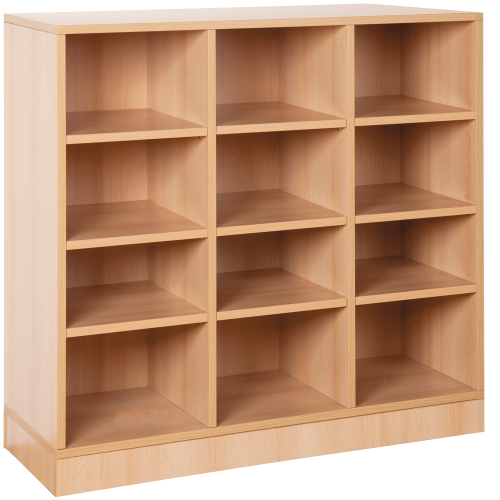 Produkt Bild Offenes Regal mit 12 Fächern & Mittelwänden 