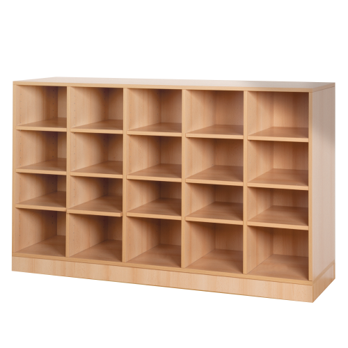 Produkt Bild Offenes Regal mit 20 Fächern & Mittelwänden 