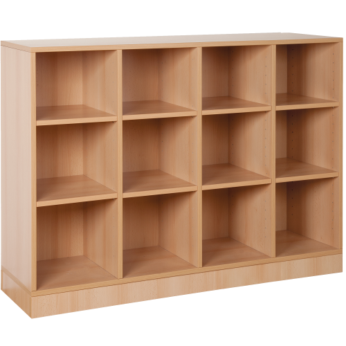Produkt Bild Offenes Regal mit 12 Fächern & Mittelwänden 