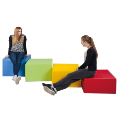 Produktbild Sitzelement CUBE XL mit Stoff- oder Kunstlederbezügen 