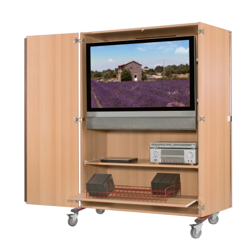 Produkt Bild Zweit&uuml;riger TV-Wagen mit Rollauszug & Videoauszug FTV 220RGVK