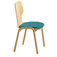 Productimage Holzstuhl "Carlo" mit Sitzschale