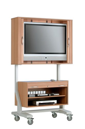 Produkt Bild TV Wagen, TV Rack für Fernseher bis 40 Zoll 90 x 78 cm, mit Unterschrank SCS-U-GB