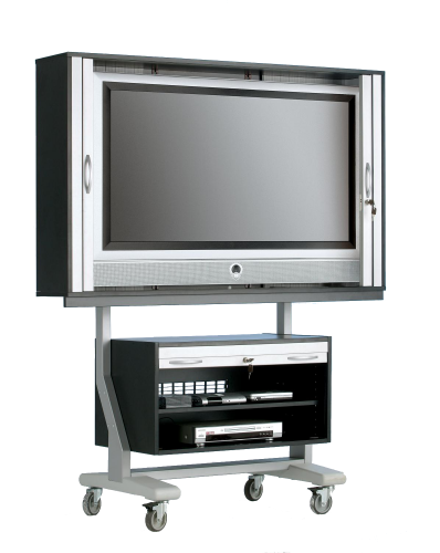 Produkt Bild TV Wagen, TV Rack für Fernseher bis 40 Zoll 90 x 78 cm, mit Unterschrank SCS-U-AS