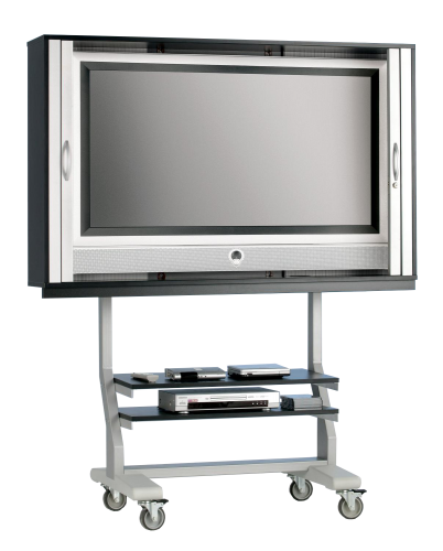 Produkt Bild TV Wagen, TV Rack für Fernseher bis 55 Zoll 130 x 92 cm, mit 2 festen Böden SCL-B-AS