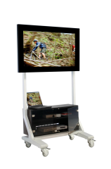 Produktbild TV Wagen, TV Rack für Fernseher bis 70 Zoll mit Unterschrank SCL-S40GF
