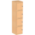 Produkt Bild Schlie&szlig;fachschrank, 4 abschlie&szlig;bare F&auml;cher & Briefschlitz 