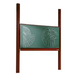 Productimage Pylonentafel mit einer Tafelfläche aus Stahl, Serie PY1 ST, grün