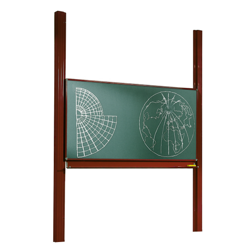 Produkt Bild Pylonentafel mit einer Tafelfläche aus Stahl, Serie PY1 ST, grün PY1-2012STG