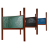 Produkt Bild Pylonentafel, Schultafel mit einer Tafelfläche aus Premium Stahlemaille, Serie PY1 E PY1-2512EB