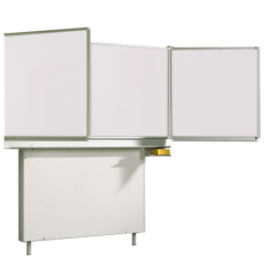Produktbild Whiteboard Wandtafel Schultafel aus Premium Stahlemaille, Serie FZ E, weiß 