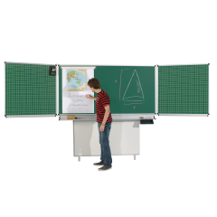 Productimage Wandtafel Schultafel aus Stahl, Serie FZ ST, grün