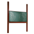 Produkt Bild Pylonentafel mit einer Tafelfläche aus Stahl, Serie PY1 ST, grün PY1-3010STG