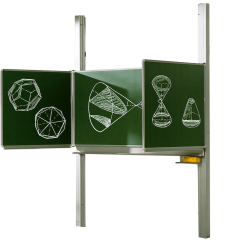 Productimage Schultafel Pylonentafel aus Premium Stahlemaille, Serie PYKL E