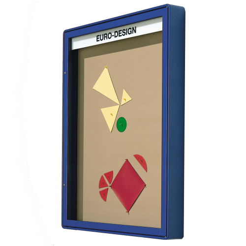 Produkt Bild Vitrine W4 mit Fl&uuml;gelt&uuml;r zur Wandmontage 