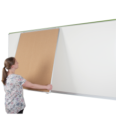 Productimage Korktafel für XXL Mediarail Wandtafel, doppelseitig