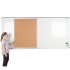 Produkt Bild Klettenstofftafel für XXL Mediarail Wandtafel, doppelseitig NSS-WTKL