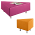 Produkt Bild Sitzelement Dreieck aus der Sofaserie Wellness-Oase, Bezug Stoff oder Kunstleder MDM7-V4