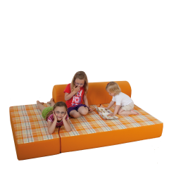 Produktbild Bett-Sofa mit Rückenrolle 