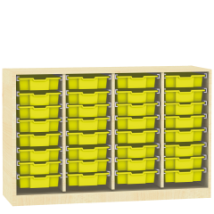 Produktbild des Artikels Offenes Sideboard mit 32 flachen ErgoTray Boxen, 3 Mittelwänden