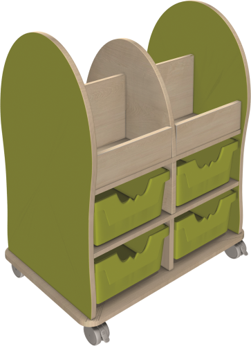 Produkt Bild Leseratte Maxi mit 4 Fächern und 4 Schubladen 