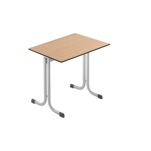 Produkt Bild Einer-Schülertisch 70x55 cm MT50E-PU, Melaminharz- beschichtete Tischplatte mit PU-Kante MT 51S-EPU-1