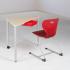 Produkt Bild Pythagoras Dreiecktisch Melamin mit Ergo Tray Box 