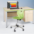 Produkt Bild Lehrer Computertisch, abschließbar EBR48SCH-R76