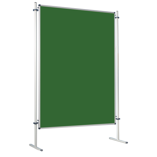 Produkt Bild Moderationswand, doppelseitig Stahl grün, für Kreide, Serie NSTT EG NSTT EG5
