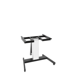 Produktbild Elektrisch höhenverstellbarer & neigbarer TV-Rollwagen, mobiler Monitorständer, 50 cm Hub SCETTAVA
