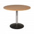 Produkt Bild Rundtisch Melamin mit Mittelsäule und Bodenplatte 