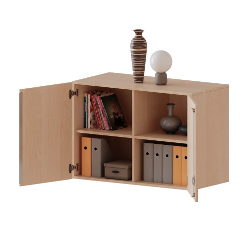 Produkt Bild Aufsatzschrank f&uuml;r ErgoTray Serie, 2 Ordnerh&ouml;hen - Serie evo180 E10542ATM