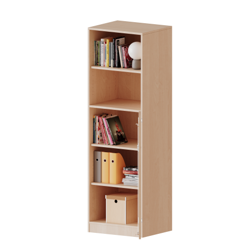 Produkt Bild Schrank, 5 Ordnerhöhen, Tür unten (3 OH), oben 2 offene Fächer - Serie evo180 T6043T2RRE