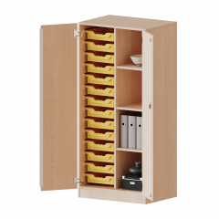 Produktbild ErgoTray Schrank, zweireihig, 4 Ordnerhöhen - evo180 Serie E7054TKR