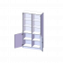 Produkt Bild Schrank, 5 Ordnerhöhen, unten Türen (2 OH), oben Vitrinentüren (3 OH) - Serie evo180 V10042T3V