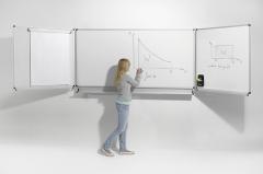 Productimage Whiteboard Wandtafel Schultafel aus Premium Stahlemaille, Serie FZ E, weiß