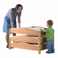 Produktbild Stapelliege f&uuml;r Krippenkinder, inkl.Matratze 121 001 12