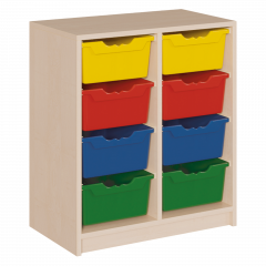 Produktbild Regal mit ErgoTray-Boxen in Korpusbauweise 7008 072 00