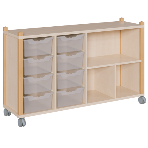 Produkt Bild fahrbares Regal in Stollenbauweise SCS 4 82RF