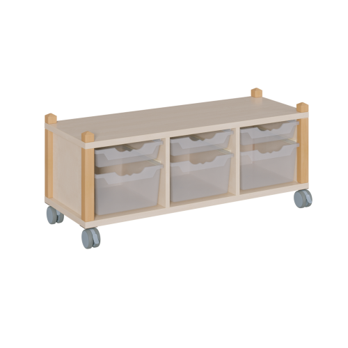 Produkt Bild fahrbares Regal in Stollenbauweise SCS 3 6F