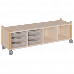 Produktbild fahrbares Regal in Stollenbauweise SCS 4 61RF